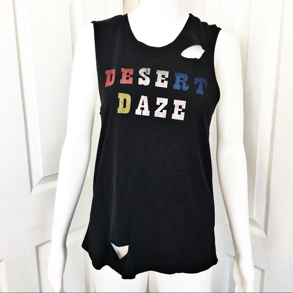 Daydreamer LA Destoyed Desert Daze Top - Picture 2 of 8
